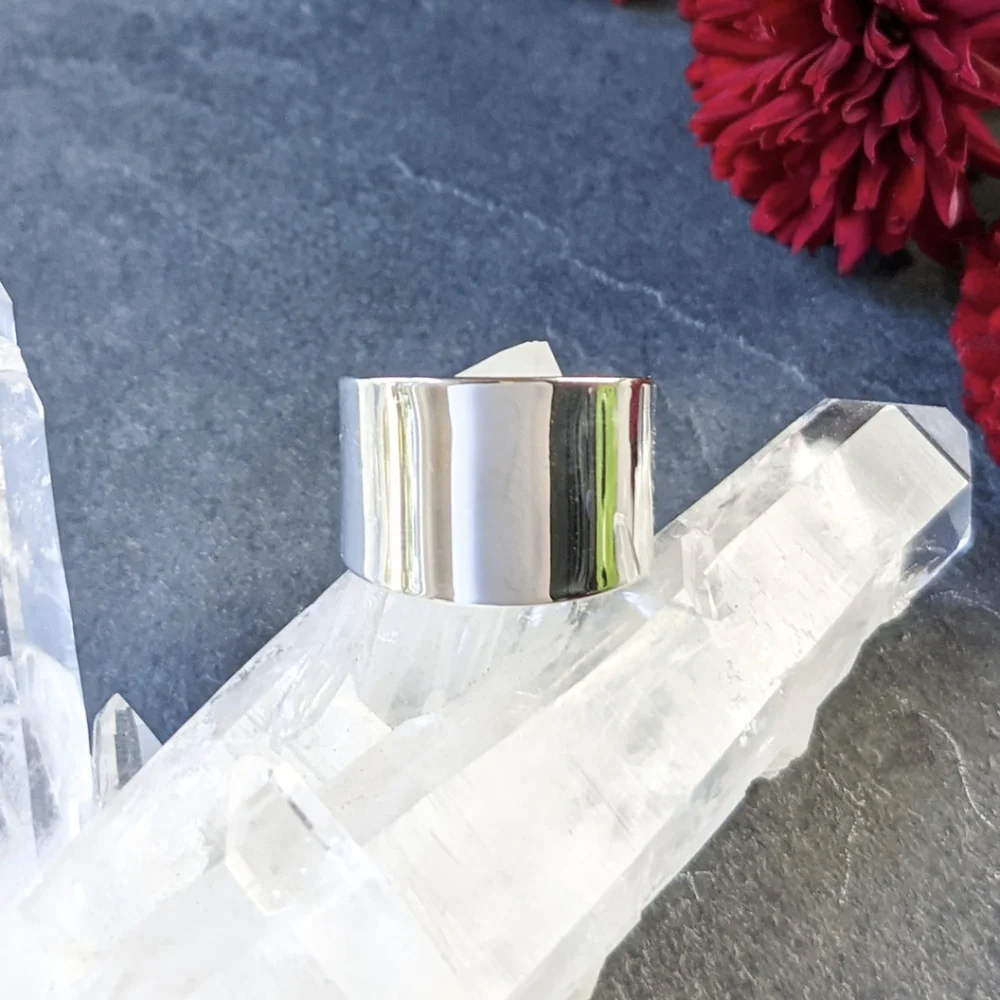 🦋LAST🦋 NWT Honeycat Thick Silver Wrap Ring